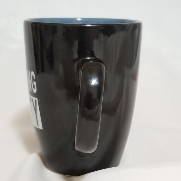 Black and Blue Boycotting Povert Coffee Mug - Picture 2 of 6